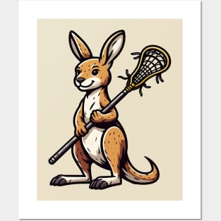 Lacrosse Kangaroo Posters and Art